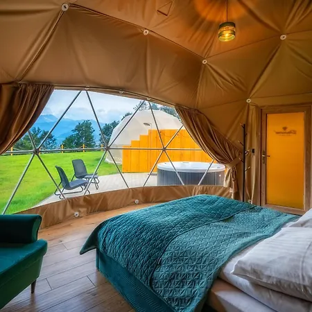 Luxussátor Diamond Glamp & Jacuzzi Zakopane