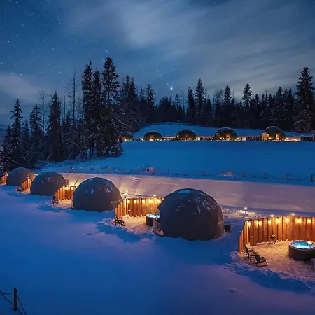 Luxusní stan Diamond Glamp & Jacuzzi