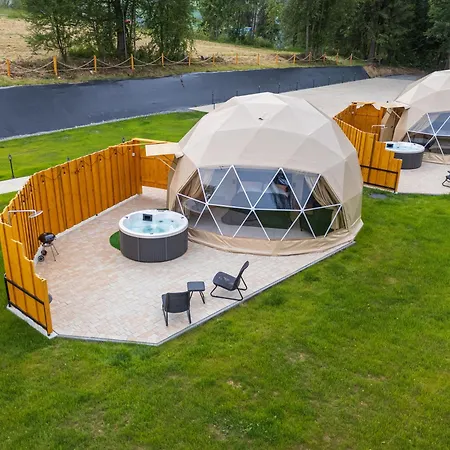Diamond Glamp&jacuzzi - - Widok Na Góry Campo de lujo Zakopane