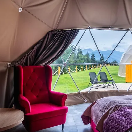 Luxury tent Diamond Glamp & Jacuzzi Zakopane