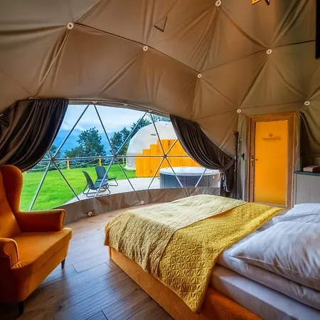 Luxury tent Diamond Glamp & Jacuzzi