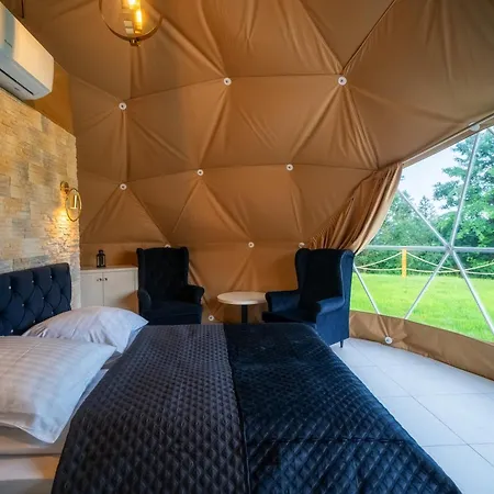 Luxury tent Diamond Glamp & Jacuzzi *