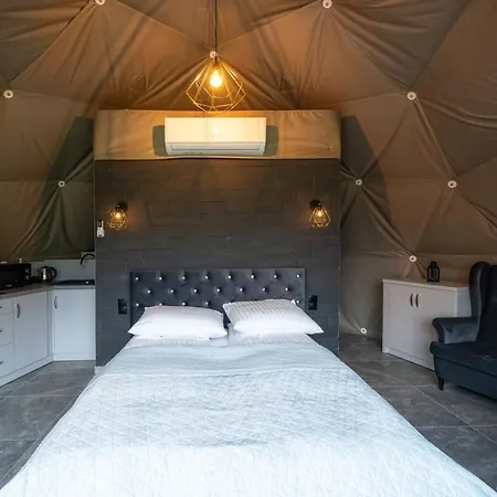 Lüks kamp alanı Diamond Glamp & Jacuzzi *