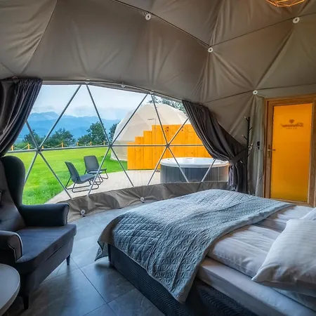Diamond Glamp&jacuzzi - - Widok Na Góry Campo de lujo Zakopane