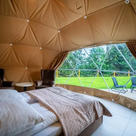 Lüks kamp alanı Diamond Glamp & Jacuzzi *