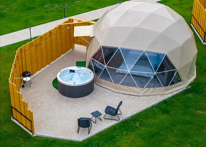 Diamond Glamp & Jacuzzi Campo de lujo
