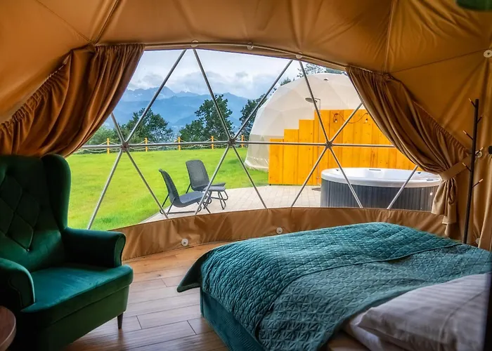 Campo de lujo Diamond Glamp & Jacuzzi