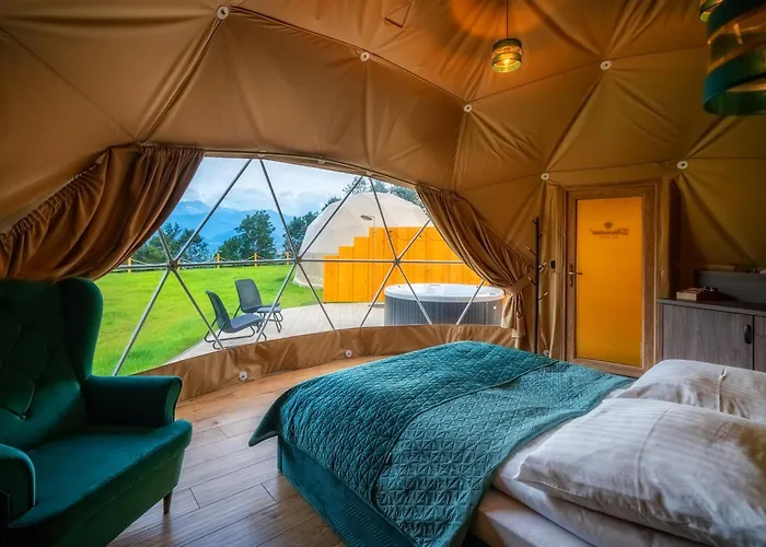 خيمة فخمة Diamond Glamp & Jacuzzi زاكوباني