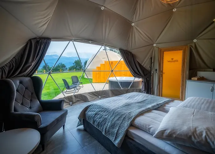 Diamond Glamp & Jacuzzi Luxusní stan Zakopane