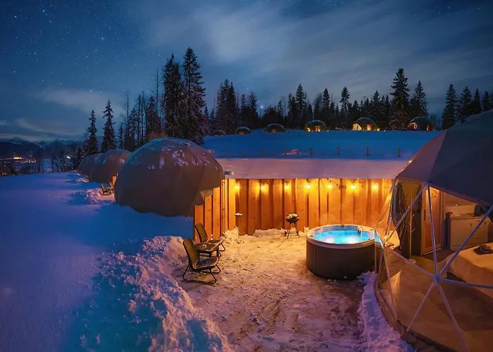 Luxusní stan Diamond Glamp & Jacuzzi