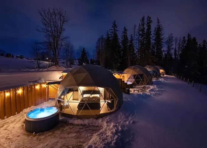 Campo de lujo Diamond Glamp & Jacuzzi Zakopane