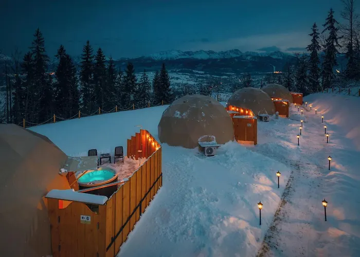 Luxusní stan Diamond Glamp & Jacuzzi *